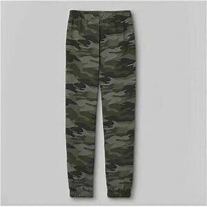 Wild Fable Womens Small High-Rise Fleece Sweatpants Pull On Green Camo $22 191